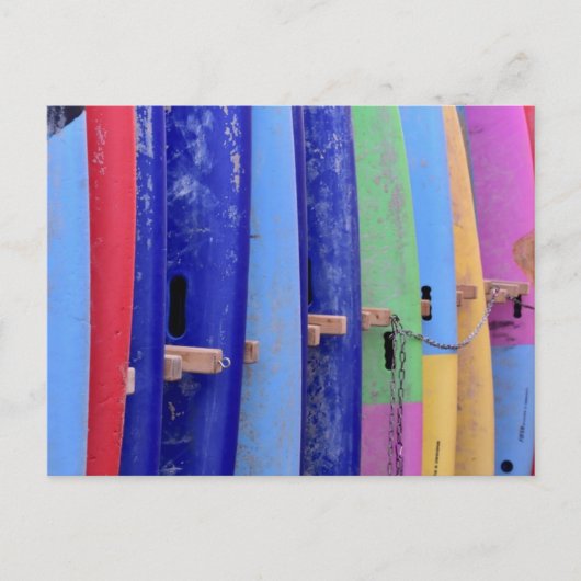surfplanken briefkaart (Voorkant)