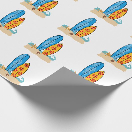 Surfplanken Cadeaupapier (Hoek)