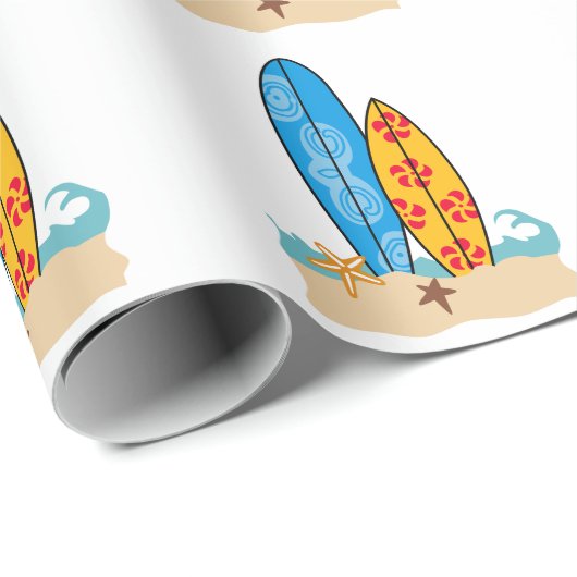 Surfplanken Cadeaupapier (Rol Hoek)