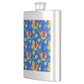Surfplanken en Masker Tiki Heupfles (Links)