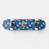 Surfplanken en Masker Tiki Persoonlijk Skateboard (Horizontaal)