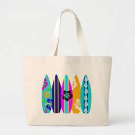 Surfplanken Grote Tote Bag