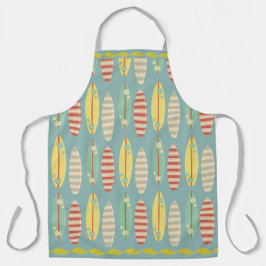 Surfplanken, Hibiscus Flowers Stripes Stitching Schort