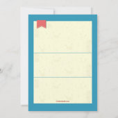 Surfplanken in de Uitnodiging van Golven (Achterkant)