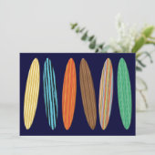 Surfplanken Kaart (Staand voorkant)