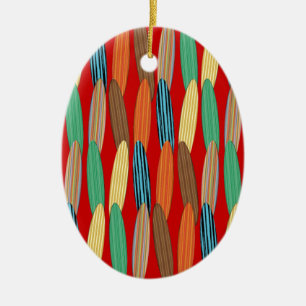 Surfplanken Keramisch Ornament