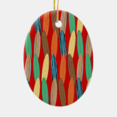 Surfplanken Keramisch Ornament (Achterkant)