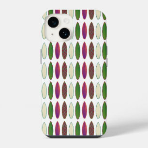 surfplanken koel patroon iPhone 14 hoesje