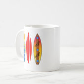 surfplanken koffiemok (Voorkant links)