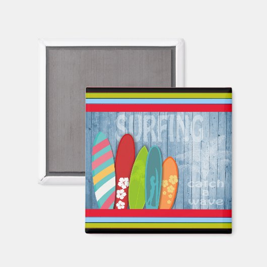 Surfplanken Magnet (Voorkant / Achterkant)