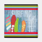 Surfplanken Magnet (Voorkant)