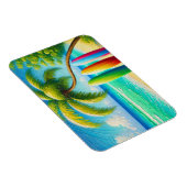 Surfplanken op het strand magneet (Rechterzijde)