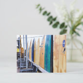  surfplanken op Montauk Beach Briefkaart (Staand voorkant)