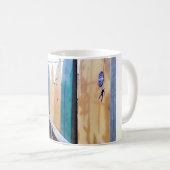  surfplanken op Montauk Beach Koffiemok (Voorkant rechts)