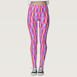 Surfplanken op roze leggings