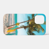 Surfplanken op strand kussen Case-Mate iPhone case (Achterkant (horizontaal))