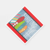 Surfplanken Papieren servet (Hoek)