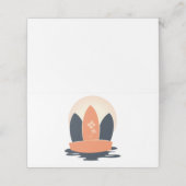 Surfplanken Plaatskaartje (Buitenkant ongevouwen)