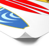  surfplanken poster (Hoek)