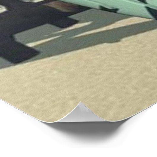 Surfplanken Poster (Hoek)