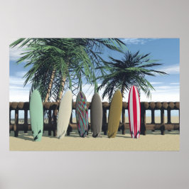 Surfplanken Poster