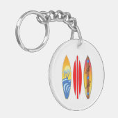 surfplanken sleutelhanger (Voorkant Links)