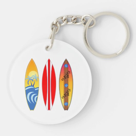 surfplanken sleutelhanger (Achterkant)