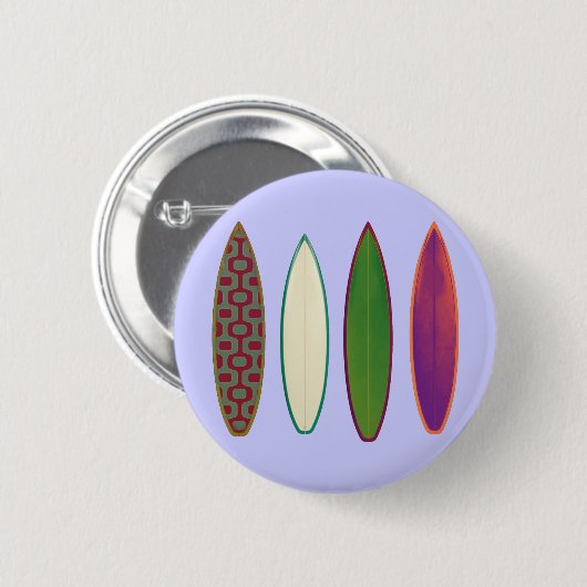 surfplanken ~ surfstijl ronde button 5,7 cm (Voorkant /achterkant)