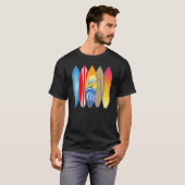 Surfplanken T-shirt (Voorkant volledig)