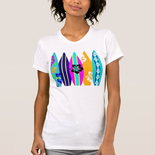 Surfplanken T-shirt (Voorkant)