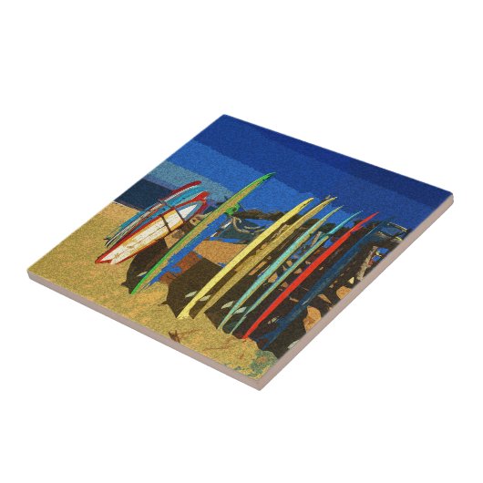 Surfplanken Tegeltje (Zijkant)