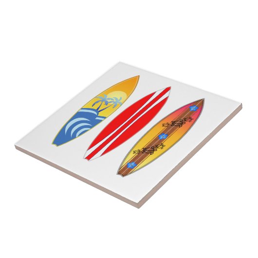  surfplanken tegeltje (Zijkant)