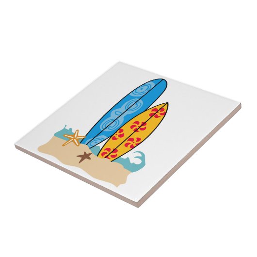 Surfplanken Tegeltje (Zijkant)