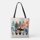 Surfplanken Tote Bag (Achterkant)