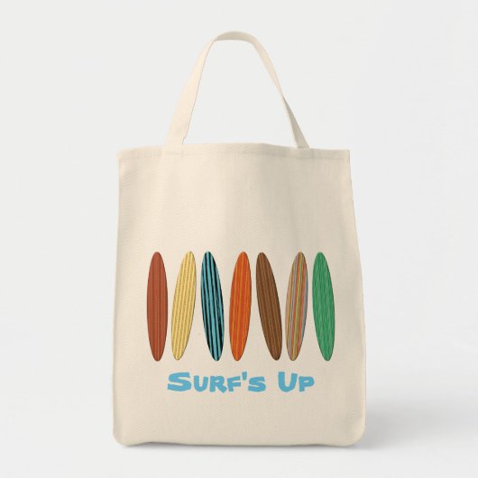 Surfplanken Tote Bag (Voorkant)