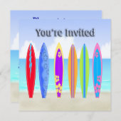 Surfplanken voor elke partij kaart (Voorkant / Achterkant)