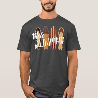 surfplanken voor kerstmis Mele Kalikimaka T-shirt