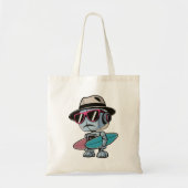 Surfplankrobot Tote Bag (Voorkant)