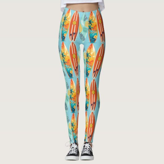 Surfplankspektakel Leggings (Voorkant)