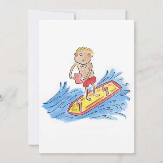 Surfplankspraak Kaart (Voorkant)