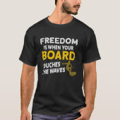 Surfplanksurfer Surfboarder T-shirt (Voorkant)