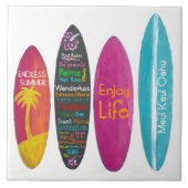 Surfplanmuur Aloha Tegeltje (Voorkant)