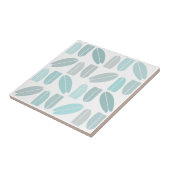 Surfplanpatroonafbeelding Blauwgroen    Tegeltje (Zijkant)