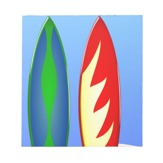 Surfplanretro-surf Notitieblok (Voorkant)