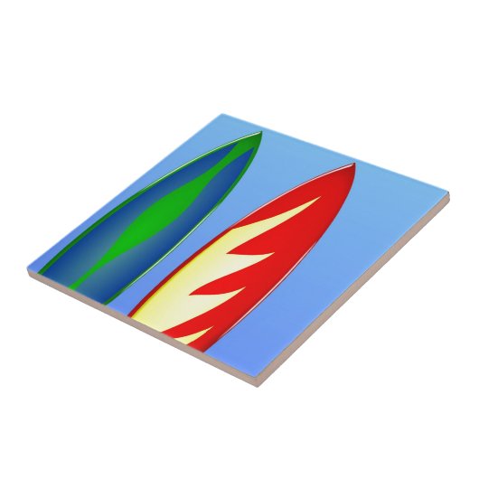 Surfplanretro-surf Tegeltje (Zijkant)