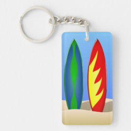 Surfplanstrandsurfer Sleutelhanger