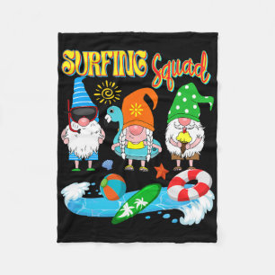 Surfploeg Drie Kabouters Hawaiaanse Surfing Zomer Fleece Deken