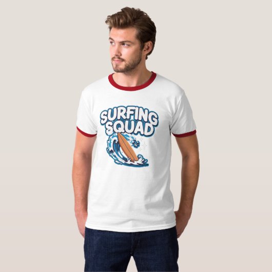 surfploeg t-shirt (Voorkant volledig)