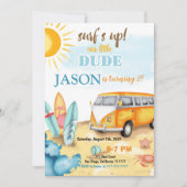 Surfred Birthday Uitnodiging (Voorkant)
