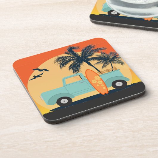 Surfred Retro Beverage Coaster Bier Onderzetter (Linkerzijde)
